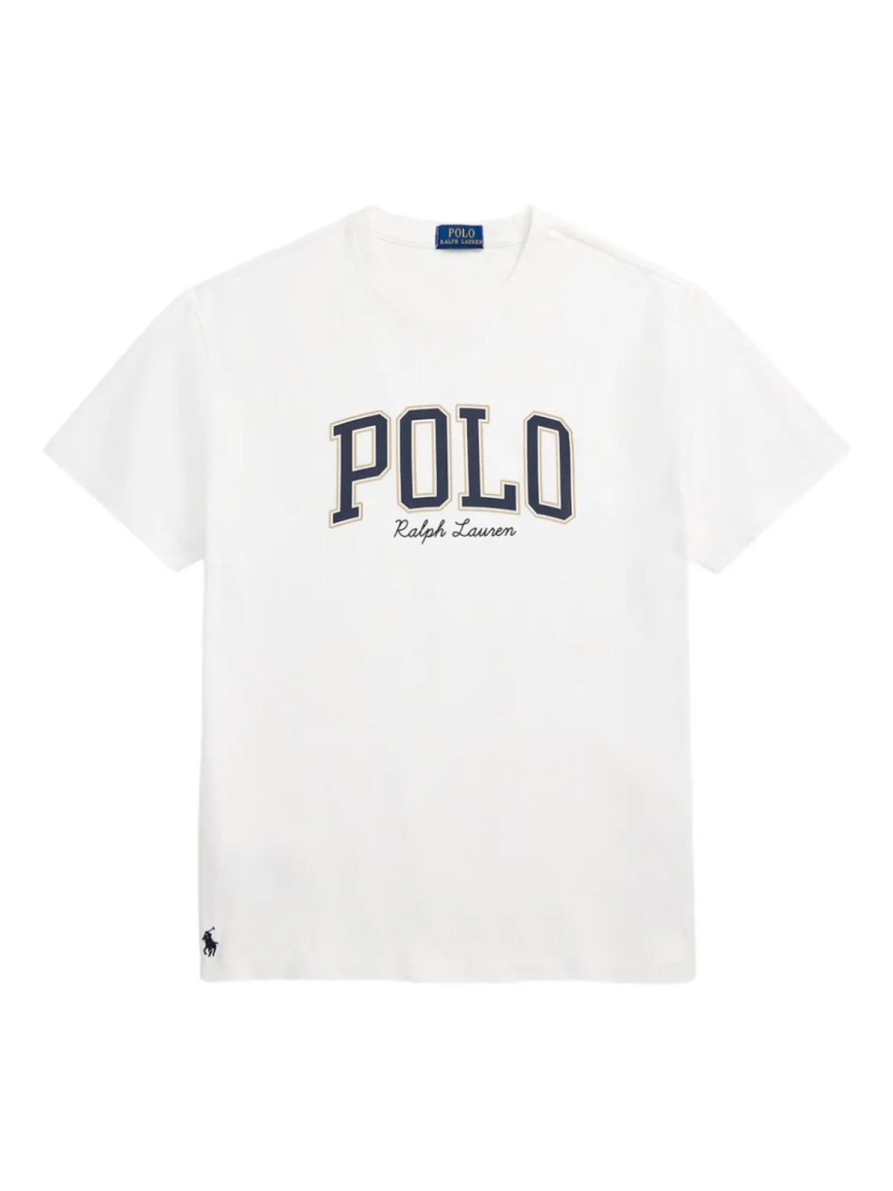 

Футболка с короткими рукавами и логотипом Polo Ralph Lauren, белый