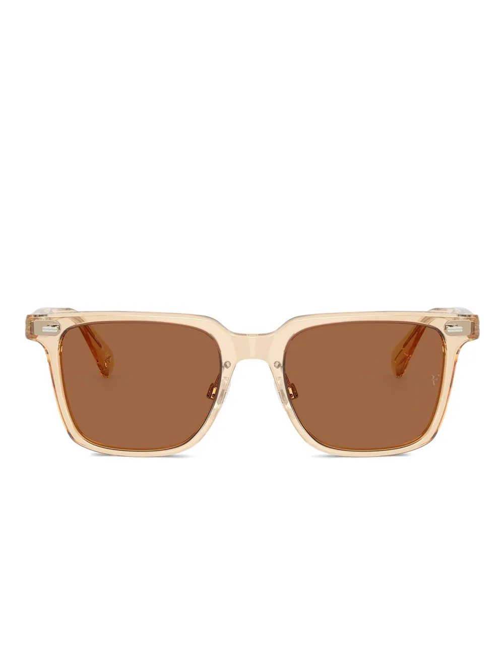 

Солнцезащитные очки в квадратной оправе Oliver Peoples, коричневый