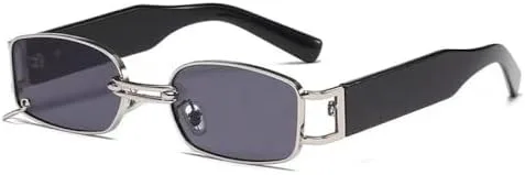 

Квадратные солнцезащитные очки для женщин, маленькие прямоугольные солнцезащитные очки UV400 для мужчин, черные солнцезащитные очки в стиле ретро для женщин MTZJH, C7