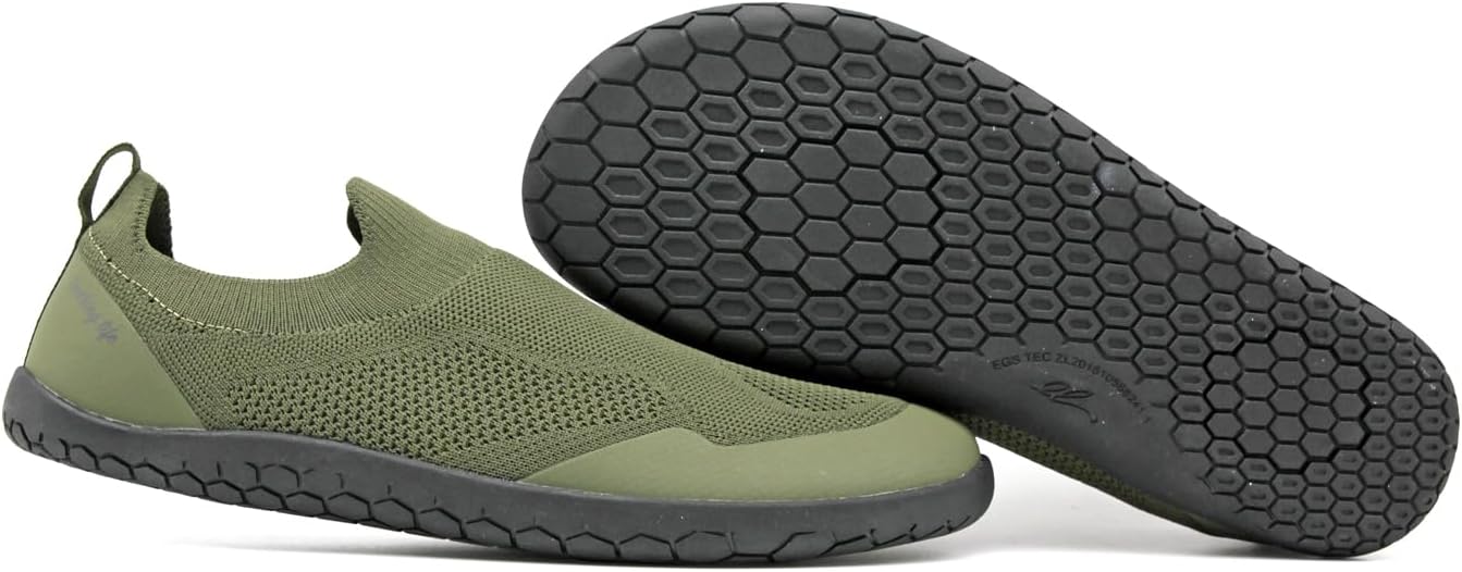 

Заземляющие ботинки earthinglife без шнурков, с широким носком, проводящей гибкой подошвой, нулевым перепадом высоты. Соединение с землей, больше энергии, снижение стресса, улучшение движений, улучшение сна, облегчение боли, зеленый