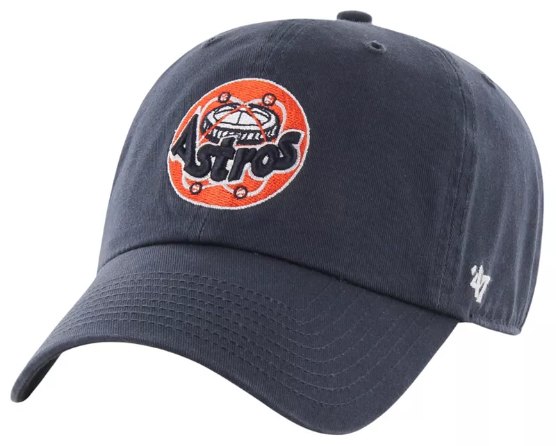 

Мужская темно-синяя регулируемая шляпа Houston Astros Clean Up ‘47 '47
