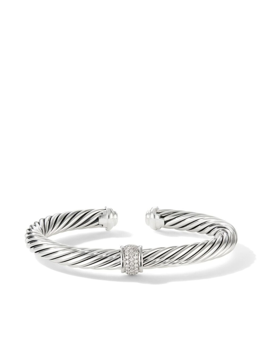 

Серебряный браслет Cable Classics с бриллиантами David Yurman