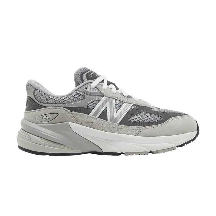 

Кроссовки New Balance 990v6 Big Kid Wide, серый