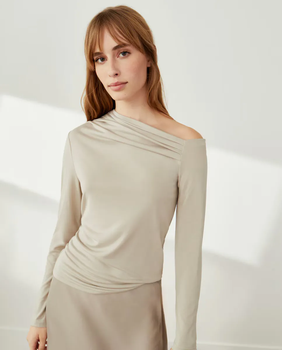 

Женская футболка с длинным рукавом Southern Cotton, белый