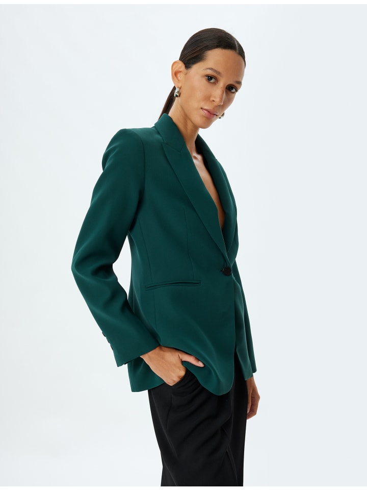 

Блейзер KOTON Blazer, зеленый