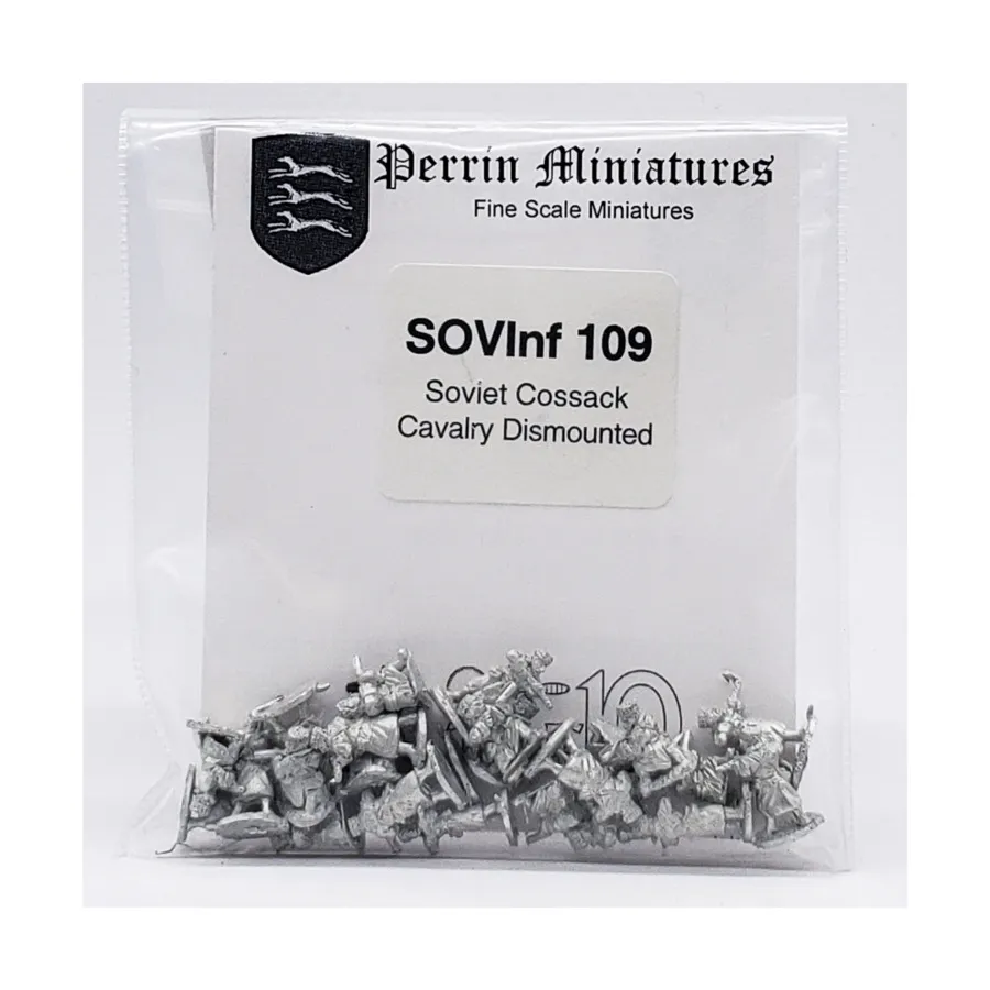 

Казачья кавалерия - спешенная, WWII Miniatures - USSR (10mm) (Perrin Miniatures)