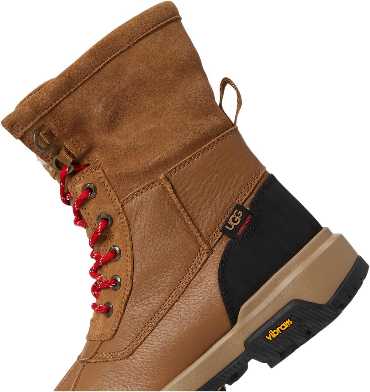 Мужские ботинки UGG Adirondack Boots Xxv кожаные водонепроницаемые, каштановый — фото 2