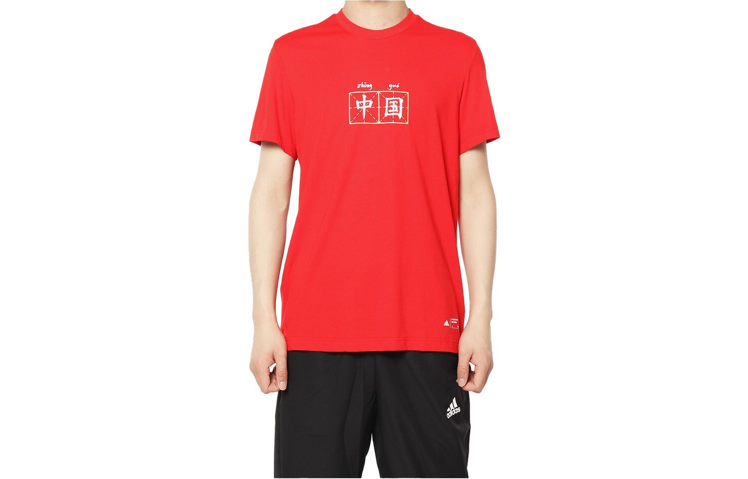 

Футболка мужская красная Adidas, красный