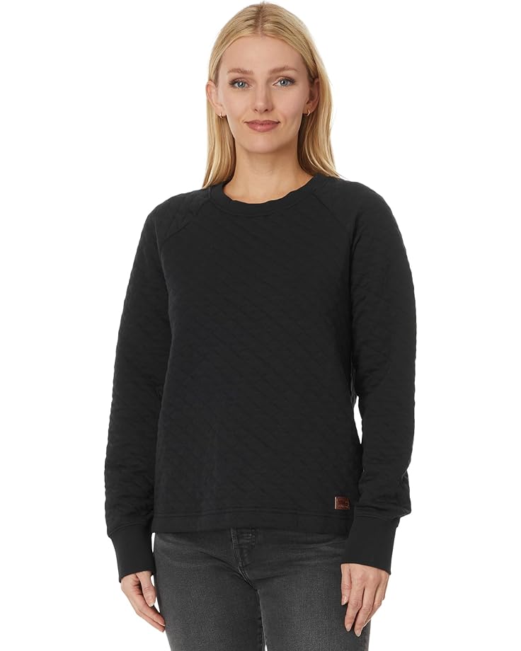 

Свитер L.L.Bean Quilted Crew Neck Pullover, цвет Midnight Black