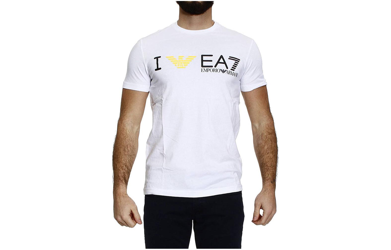 

EMPORIO ARMANI Футболка мужская EA7 белые