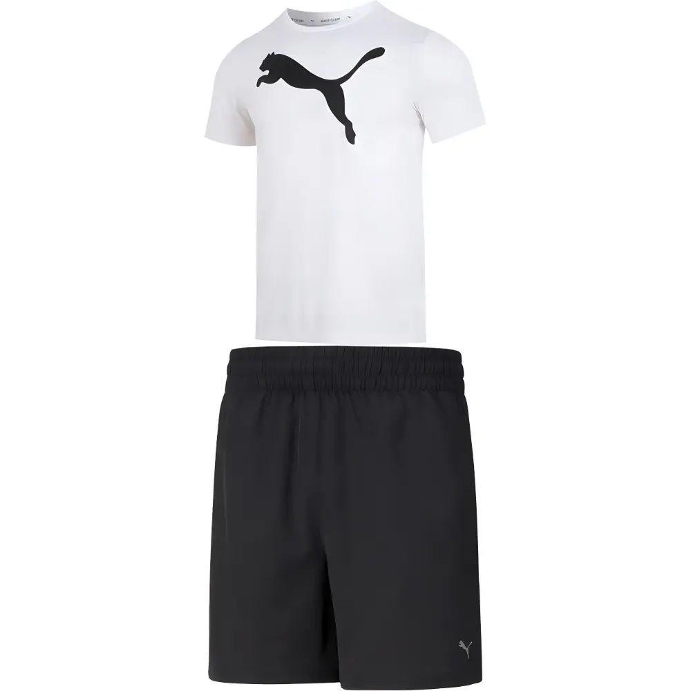 

Повседневная спортивная одежда для мужчин белого и черного цвета Puma, черный