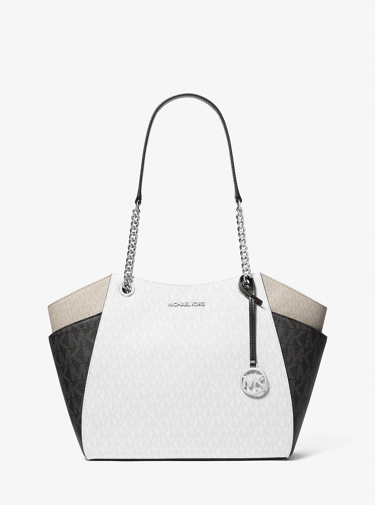 

Большая сумка через плечо Jet Set с фирменным логотипом и цветными блоками Michael Kors Outlet, opwht multi