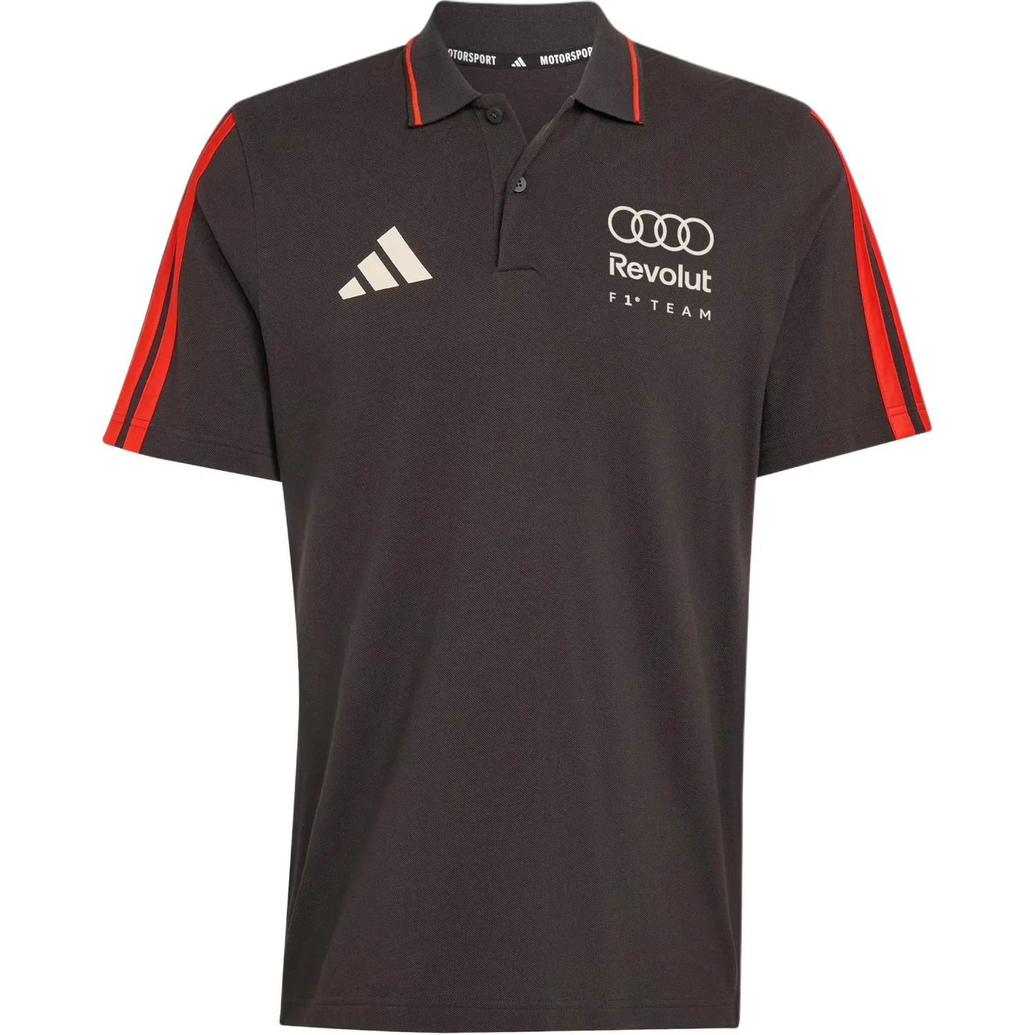 Поло мужское x Audi TEAM FORMULA ONE DNA Adidas, Practical Black