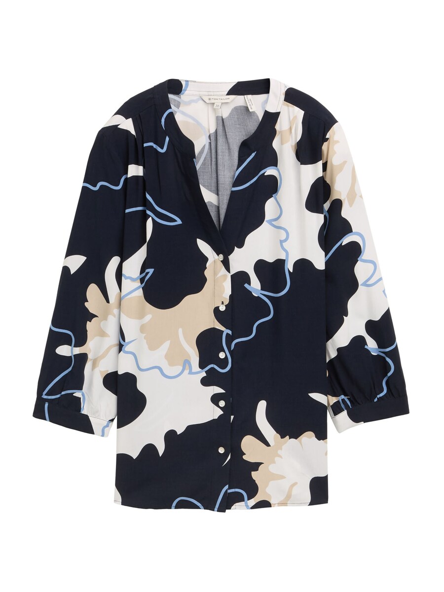 

Блузка TOM TAILOR, цвет Navy/Dusty blue