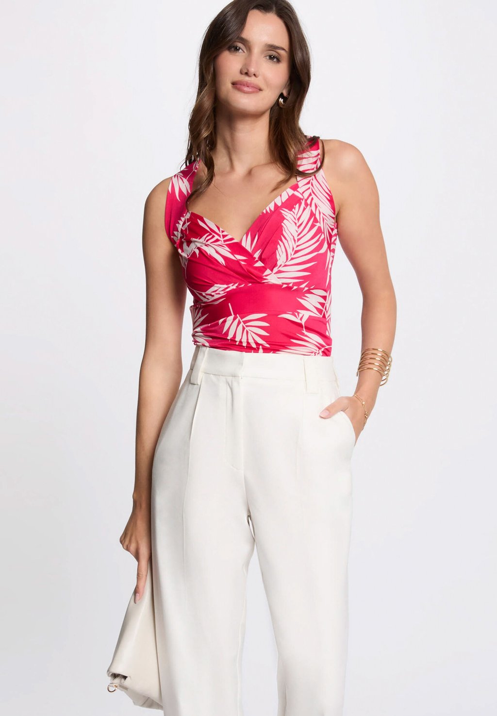 

Топ MORGAN MORGAN SLEEVELESS T-SHIRT Morgan, мультиколор