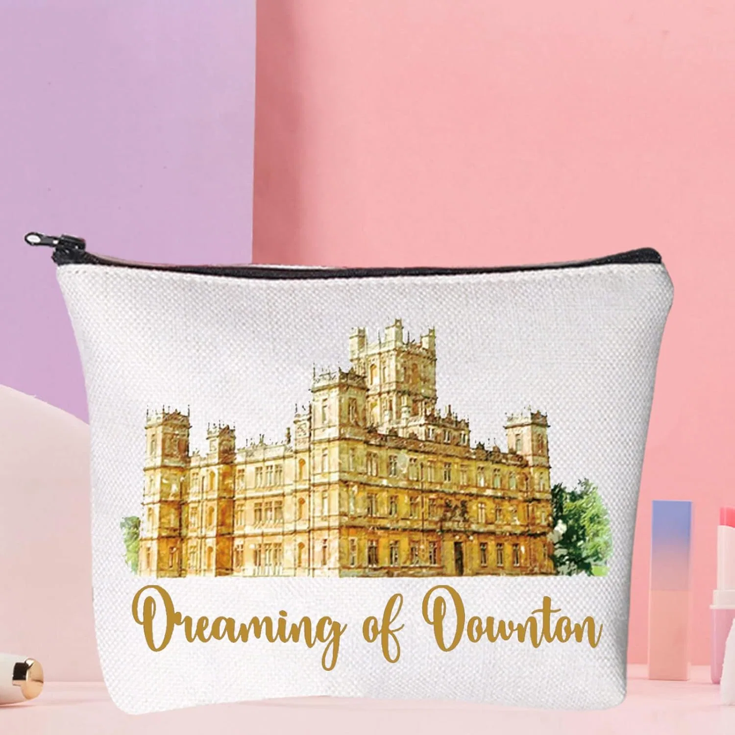 Косметичка на молнии «Downton TV Show Cosmetic Bag» от WZMPA Wzmpa — фото 4