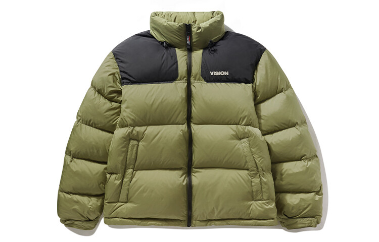 

Пуховик унисекс оливковый Vision Street Wear, оливковый