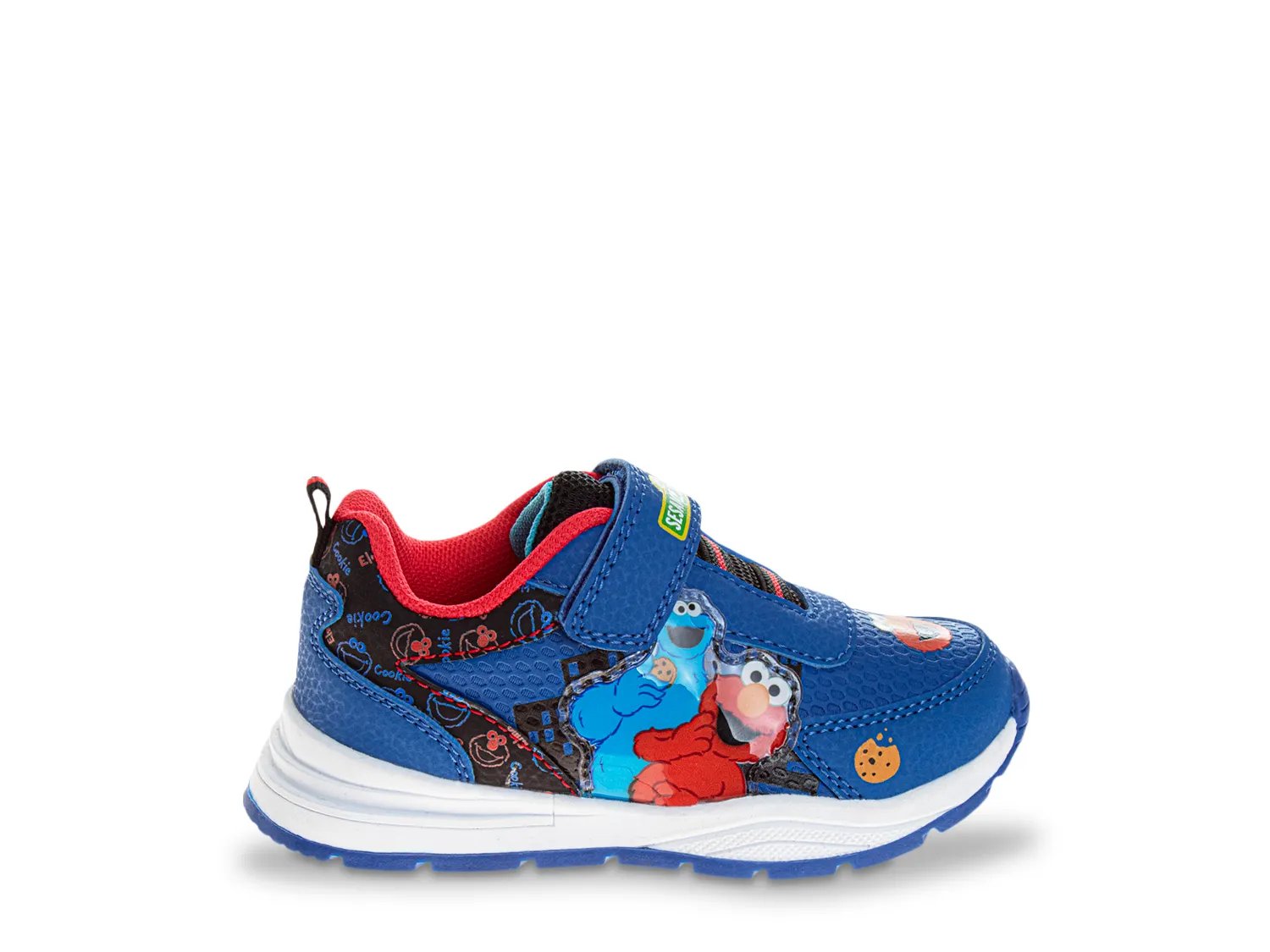 Кроссовки Sesame Street Elmo and Cookie Monster Light-Up Sneaker - Kids', темно-синий — фото 2