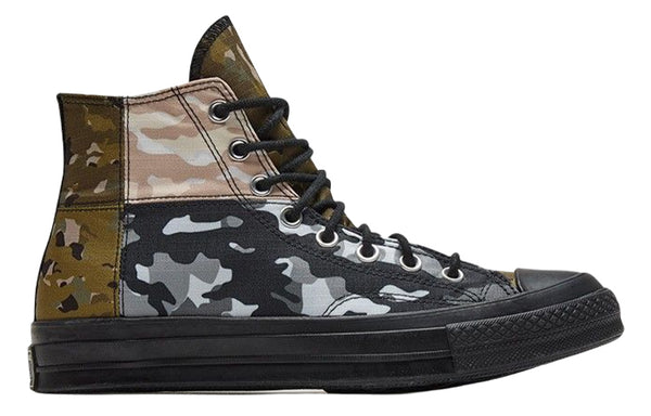 Кроссовки chuck 70 high 'patchwork blocked - camo black' Converse, черный — фото 2