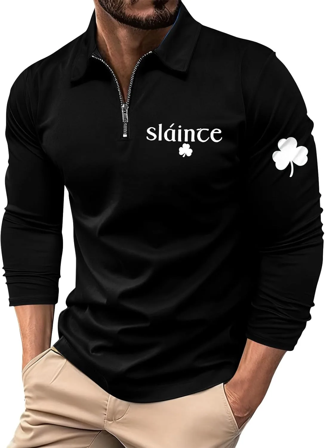 

Футболка мужская с коротким рукавом Saint Patricks Day с принтом FlekmanArt