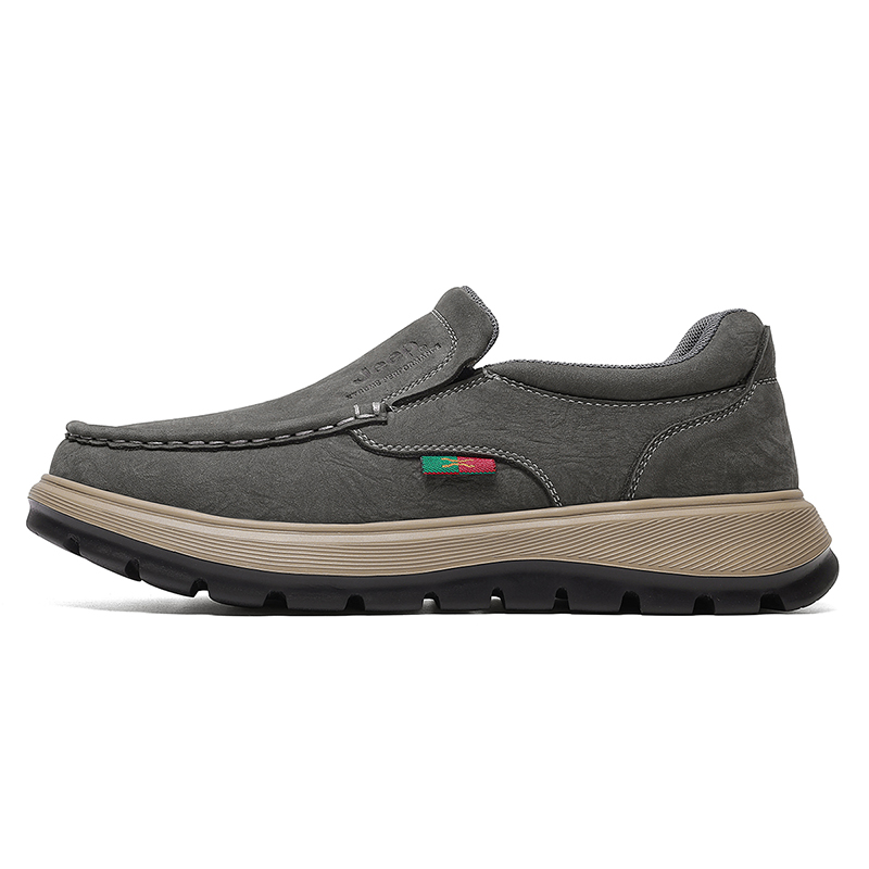 

Туристические ботинки мужские из натуральной кожи Top Grain Jeep, серый[leather shoe size : size 40 in this model = athletic shoes 41]