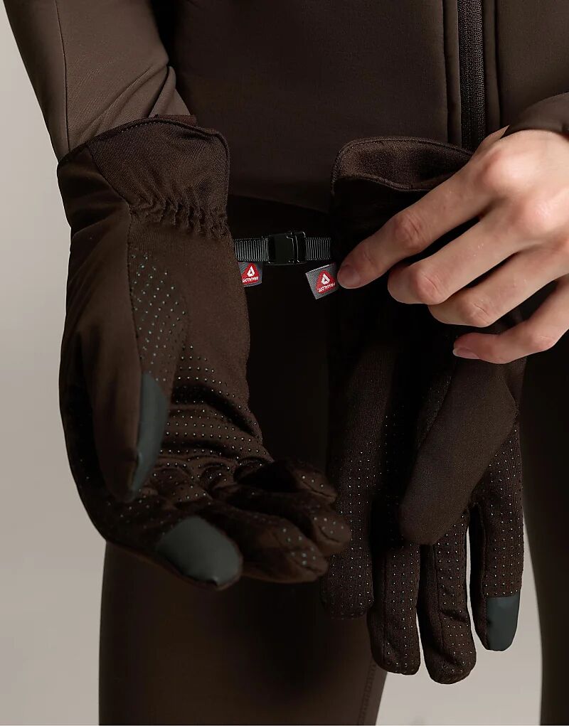 

Многофункциональные перчатки OYSHO Primaloft® коричневого цвета