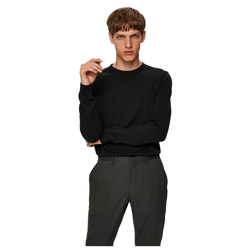 

Свитер Selected Berg Crew Neck, черный
