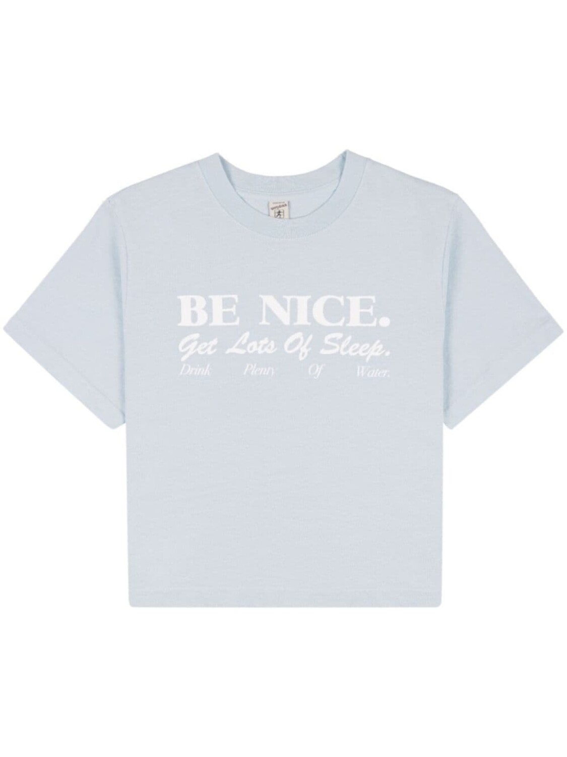 

Sporty & Rich укороченная футболка Be Nice, синий
