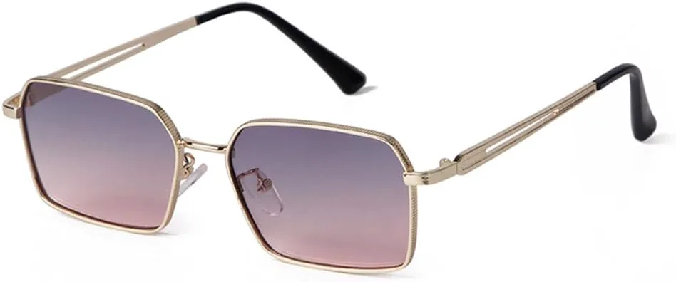 

Ретро солнцезащитные очки с градиентным металлическим покрытием, для мужчин и женщин, классические, универсальные, с защитой от УФ-излучения UV400 MTZJH, C3