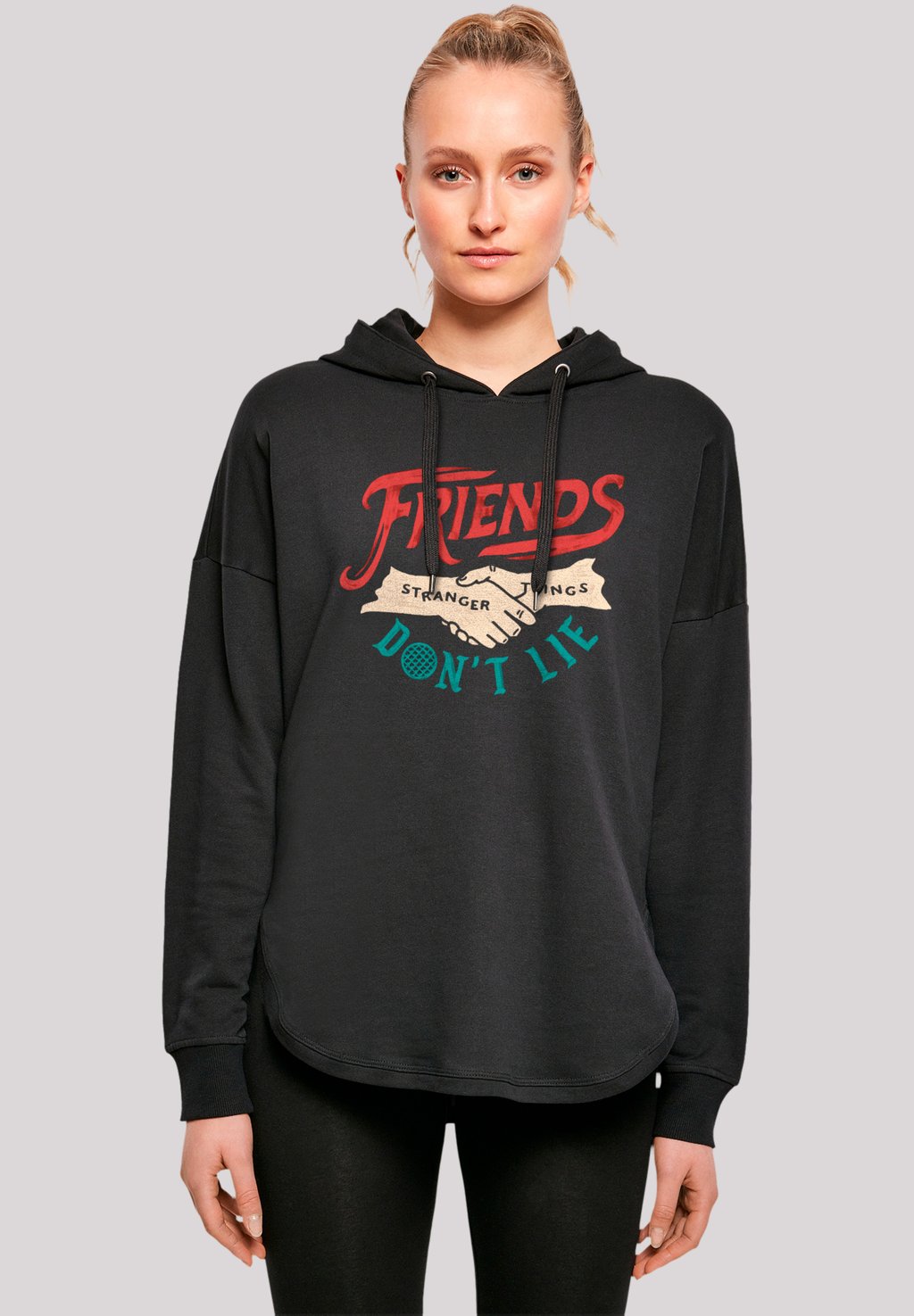 

Толстовка STRANGER THINGS FRIENDS DONT LIE HANDS NETFLIX TV SERIES - Hoodie F4NT4STIC, черный