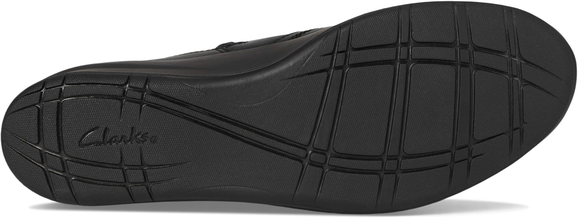 Ботинки женские Clarks Suttyn Rae кожаные на танкетке, черный — фото 3