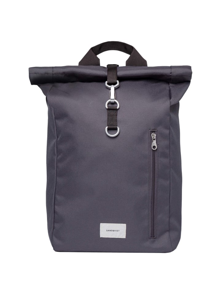 

SANDQVIST Ground - Рюкзак L 16" 56 см (черный с черной тесьмой) цвета асфальта с черной тесьмой