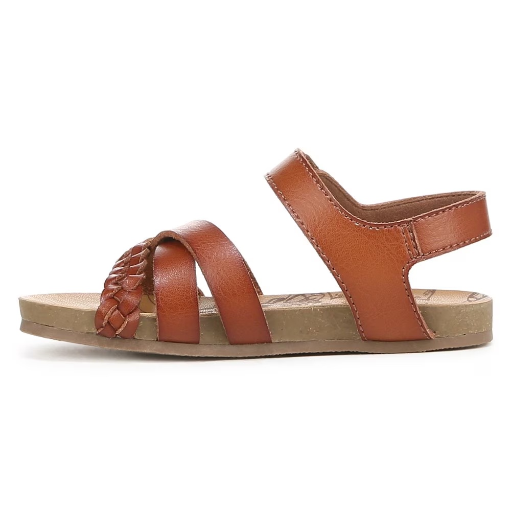 Детские сандалии на анатомической стельке Gaia-T для малышей Blowfish Malibu, scotch brown faux leather — фото 4