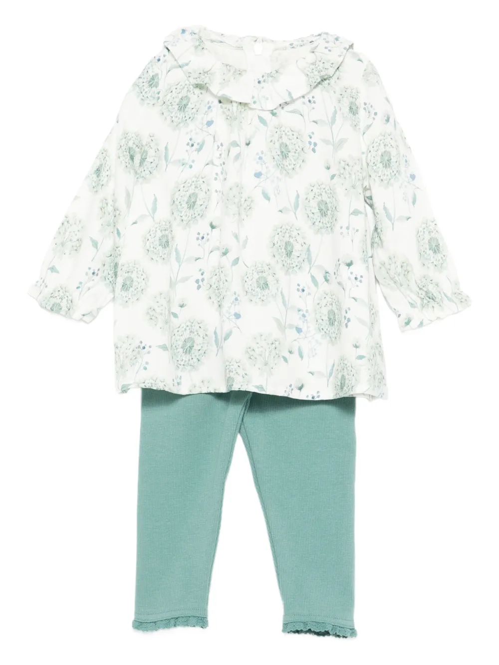 

Леггинсы в рубчик Tartine Et Chocolat, зеленый