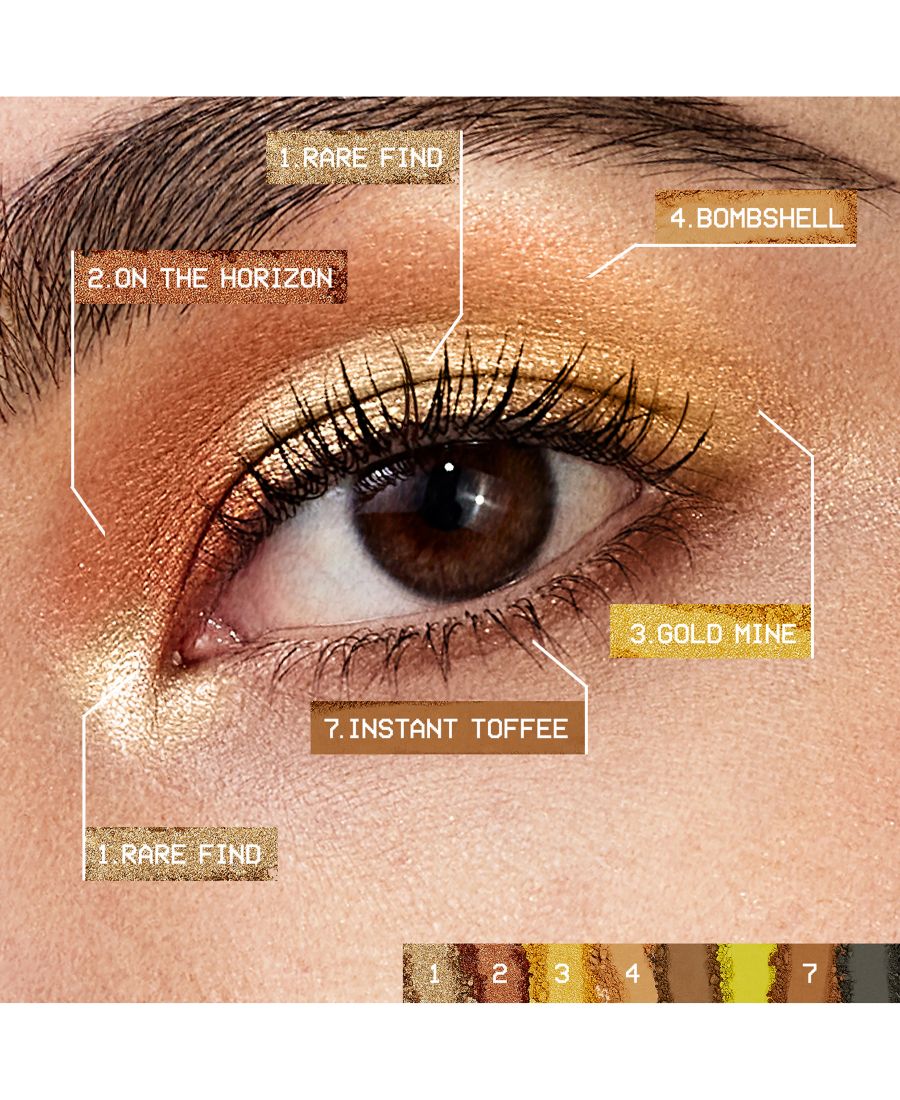 Палетка теней для век Always On Mood Board, 0,24 унции Smashbox, цвет earthy vibes — фото 4