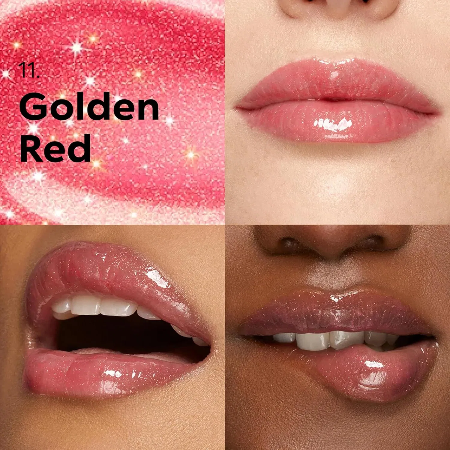 Питательный блеск для губ «3D Hydra Lipgloss» от KIKO Milano Kiko Milano, 11 Golden Red — фото 2