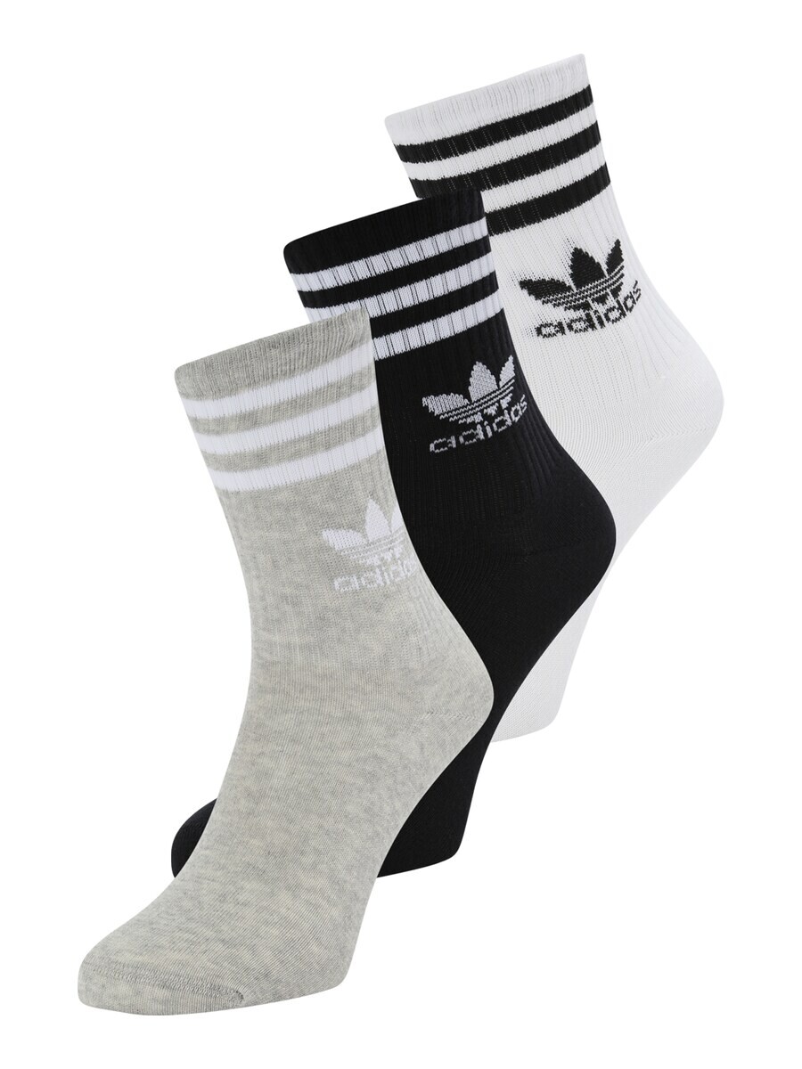 

Носки ADIDAS ORIGINALS Socks, пятнистый серый/черный/белый