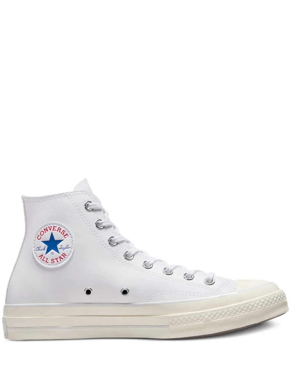 

Высокие кеды Chuck 70 Leather Hi White Converse, белый