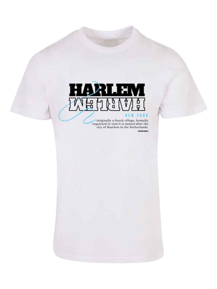 

F4NT4STIC Футболка Harlem TEE унисекс белого цвета, Белый, F4NT4STIC Футболка Harlem TEE унисекс белого цвета
