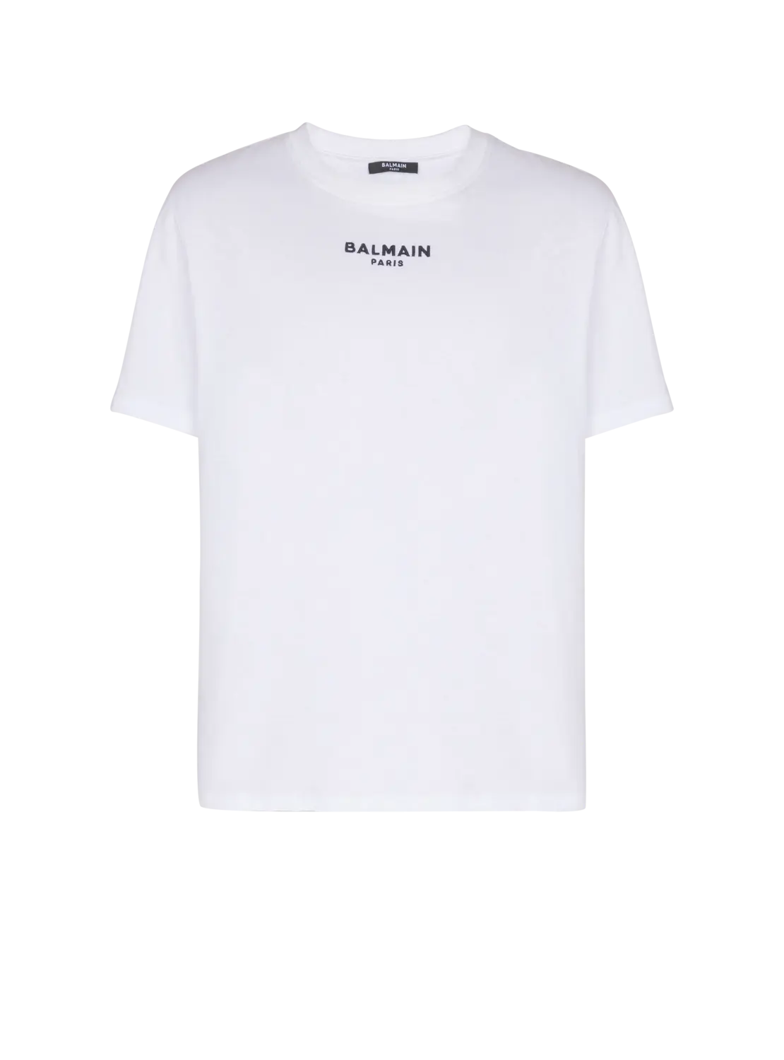 

Футболка Balmain Paris с вышивкой, белый/черный