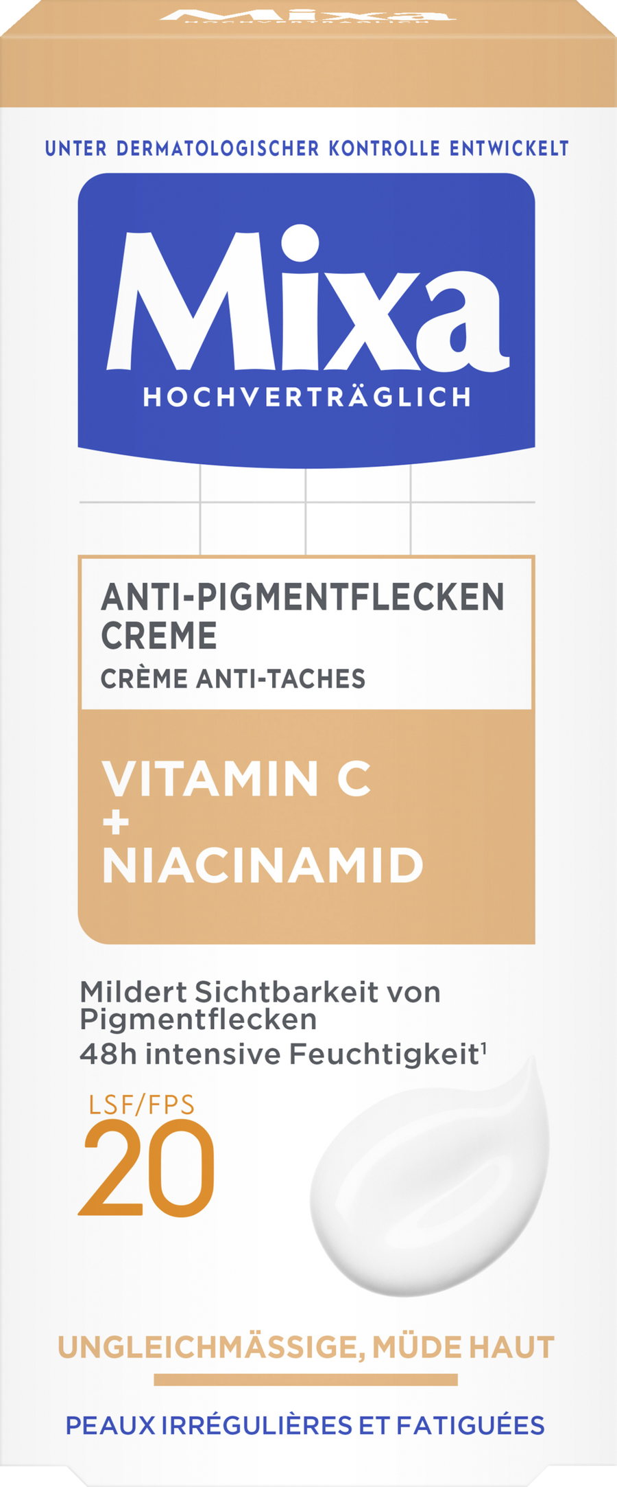 

Дневной крем Mixa Anti-Pigmentflecken Creme