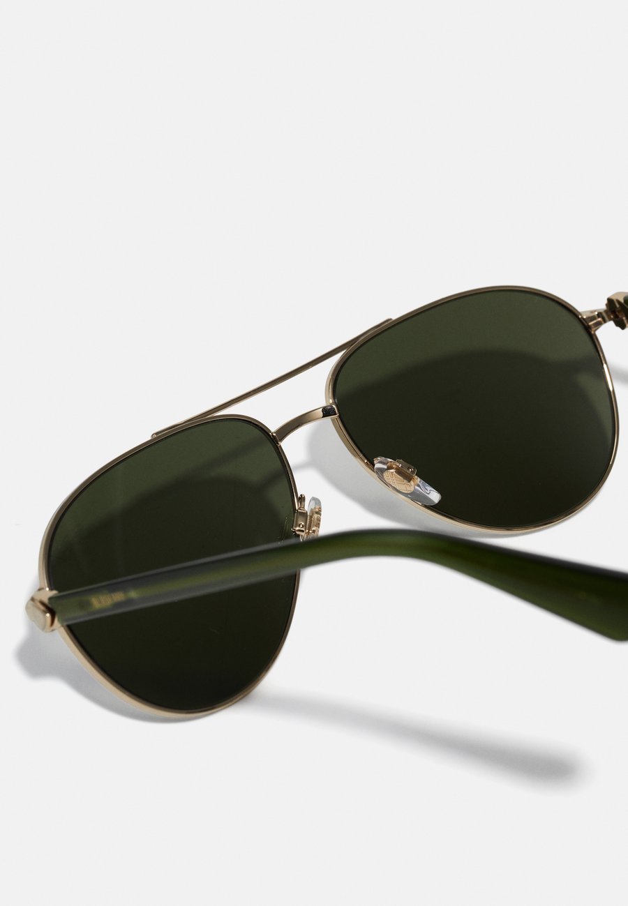 Солнцезащитные очки Burberry UNISEX, Light Gold-Coloured / Dark Green/Gold-Coloured — фото 4