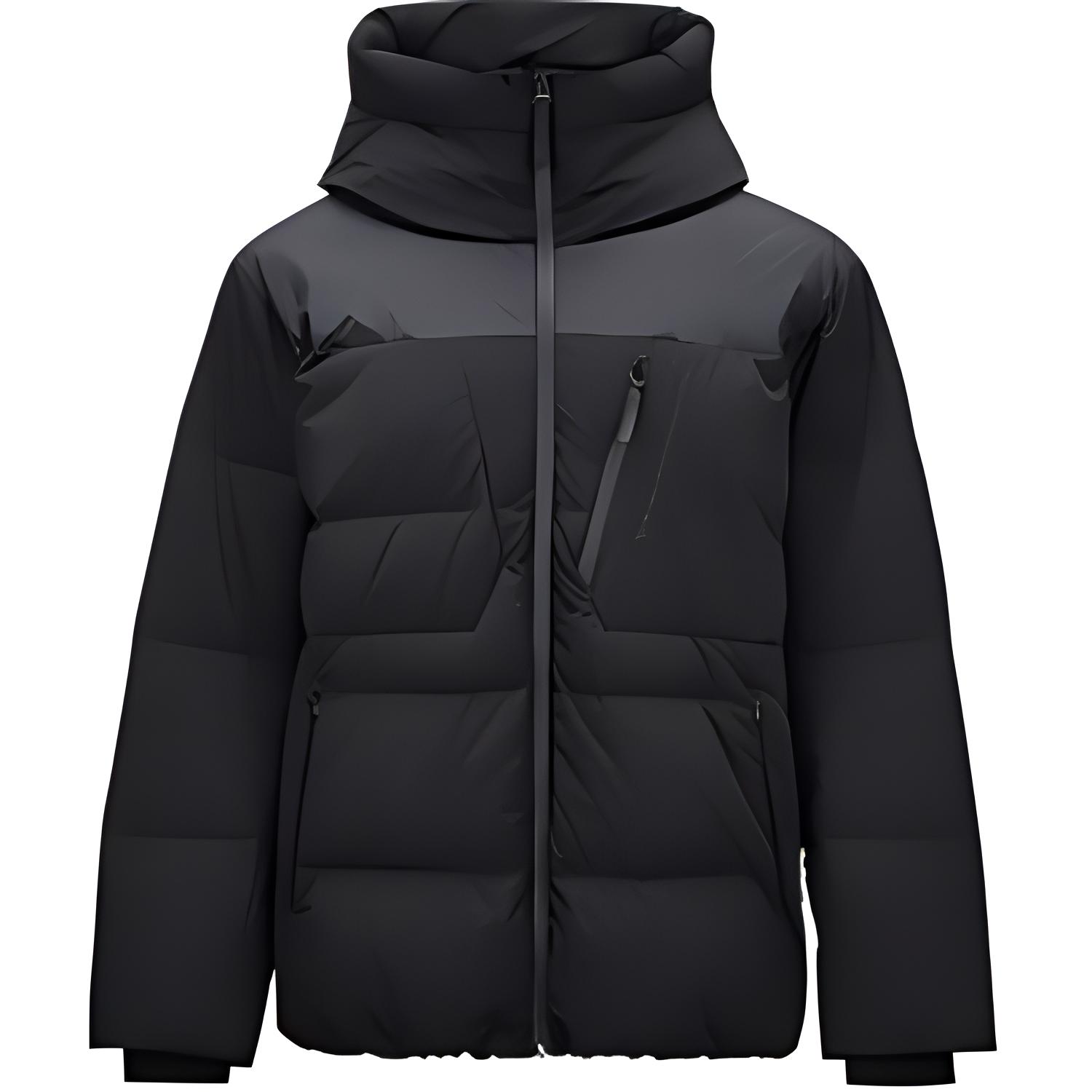 

Skechers Горная и дикая серия утепленная куртка унисекс угольно-черная, Carbon Black