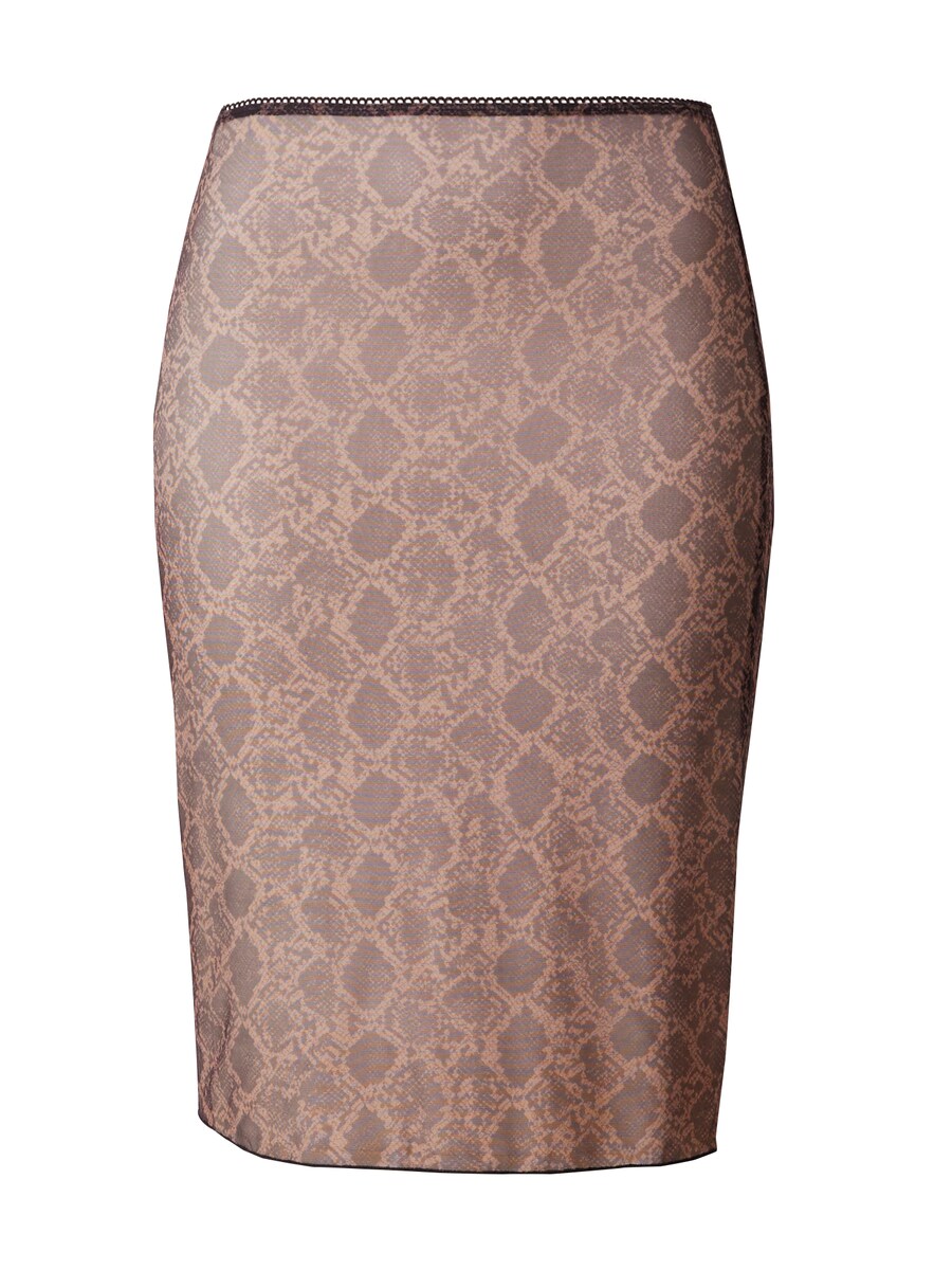 

Юбка Monki, цвет Brown/Mocha