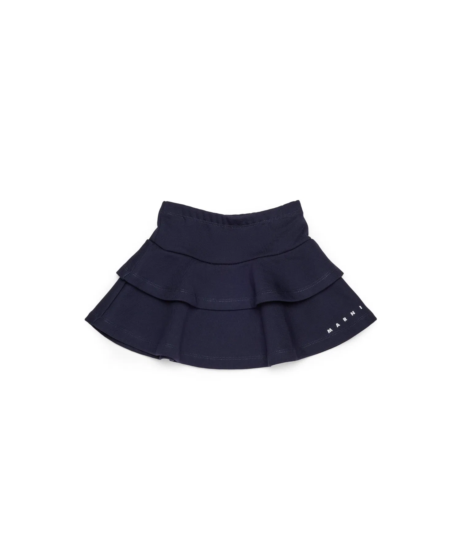 Детская юбка MARNI из хлопка тёмно-синяя