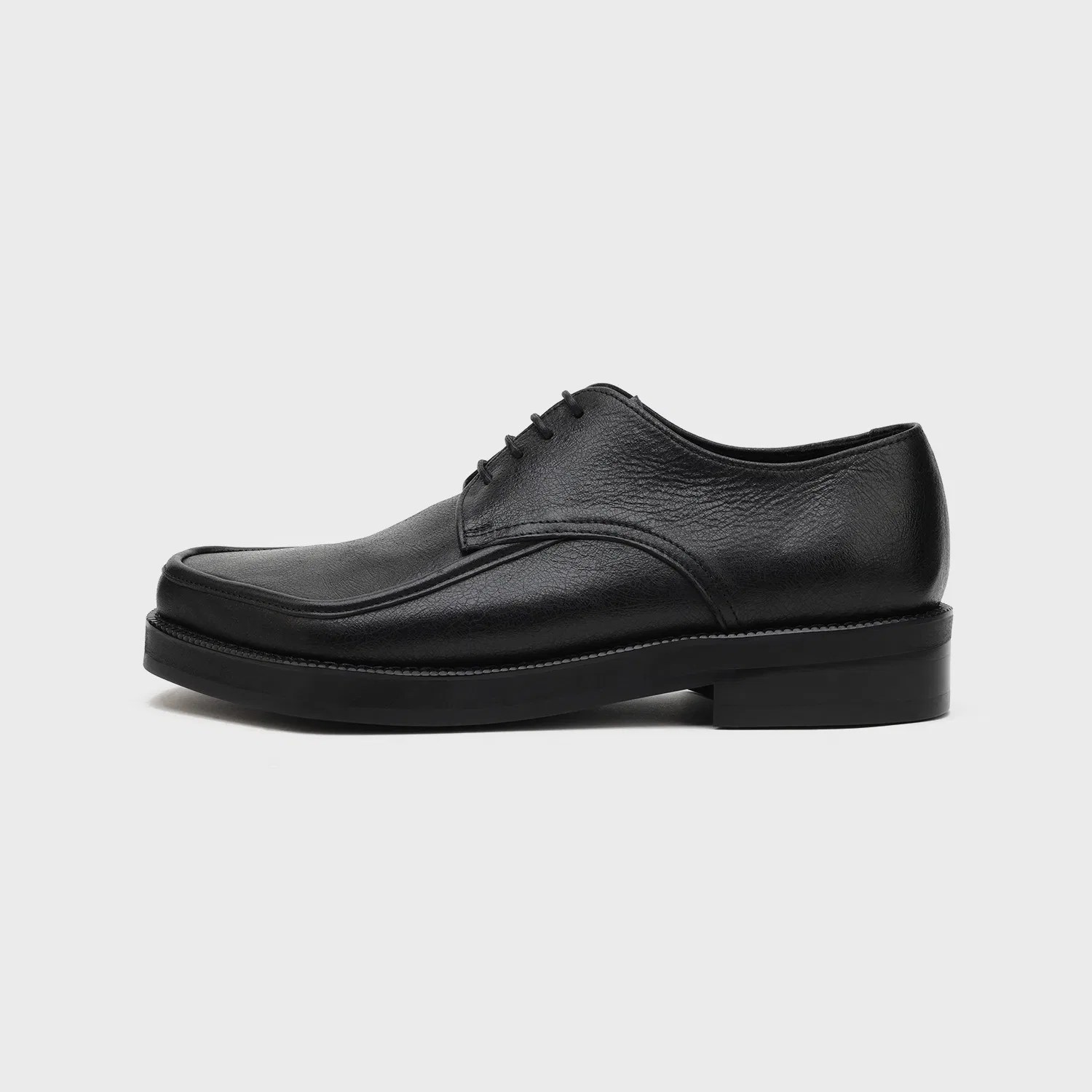 Мужские дерби Firenze.A Unique Pentagon Shape Rubber Sole 1050 Crack Black — фото 3