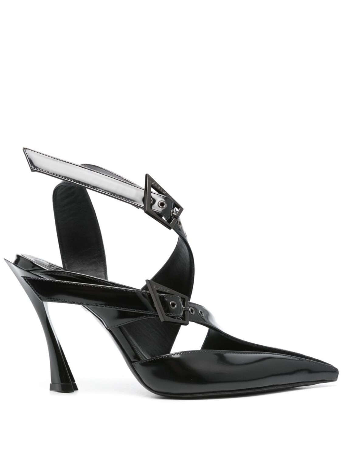 

Mugler мюли Fang 95, черный