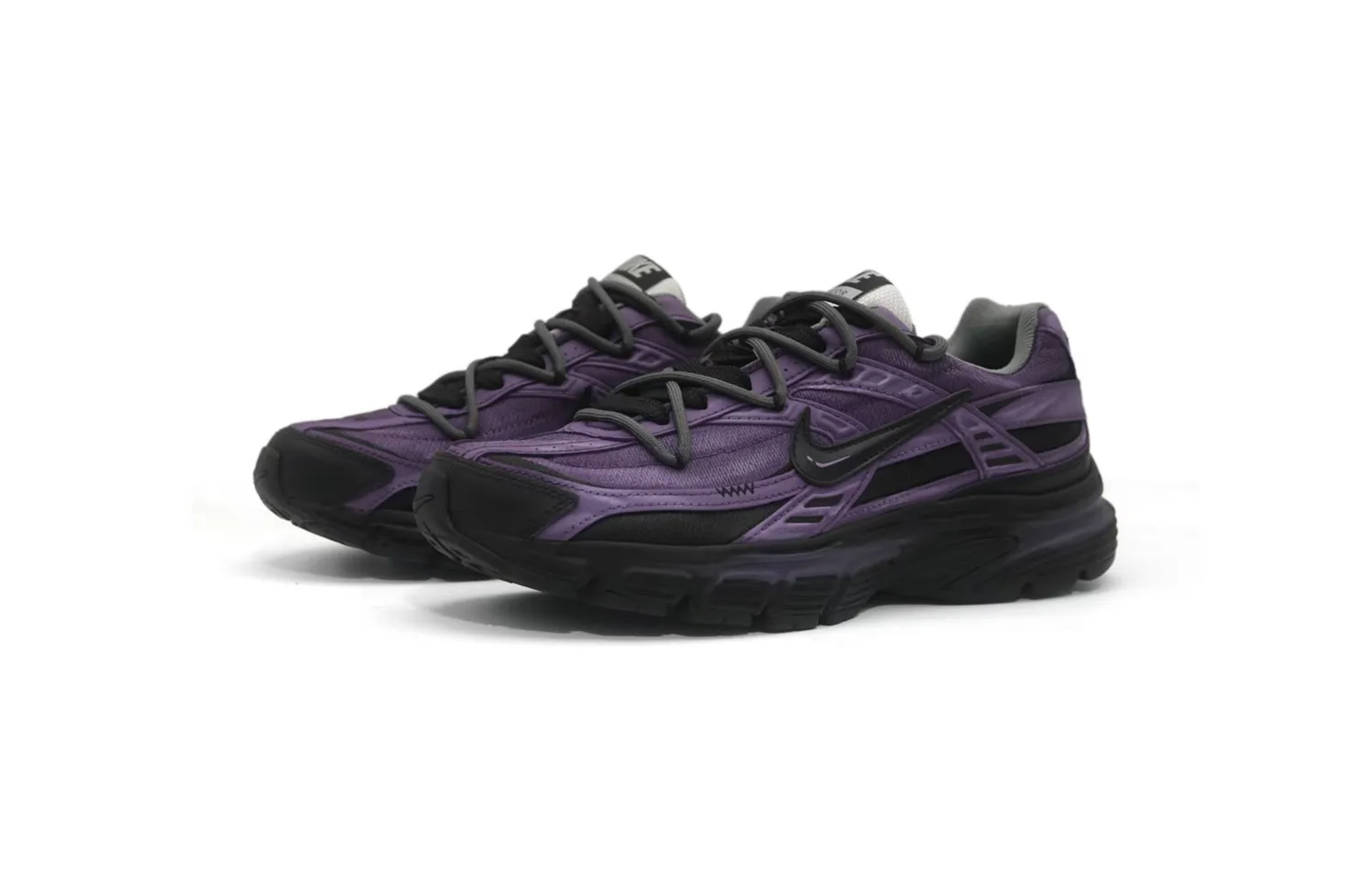 Initiator Cushioning Abrasion Resistant Height Increasing Low top Casual City Commuting Running Shoes Unisex Nike, темно-фиолетовый — фото 4