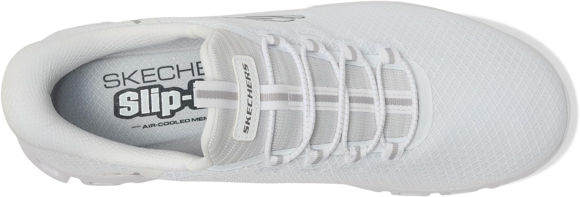 Кроссовки SKECHERS Glide-Step Noxus Hands Free Slip-in, белый — фото 2