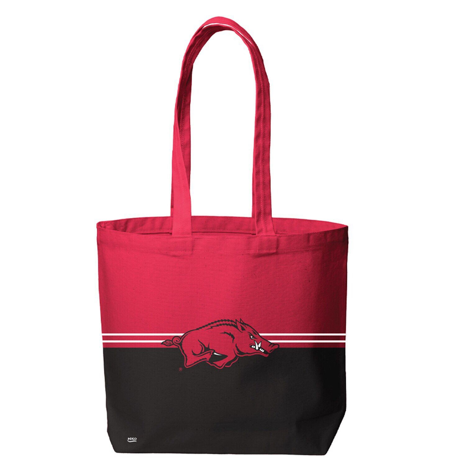 

Сумка-тоут Arkansas Razorbacks в полублоке для ежедневного использования